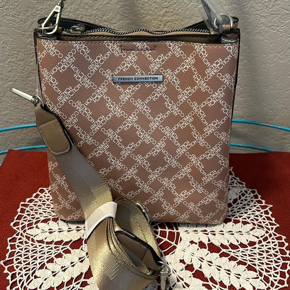NWT French Connection Bucket Shoulder bag.  Price firm